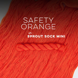 Safety Orange | Sprout Sock Mini