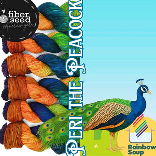 Peri the Peacock  | Sprout Sock