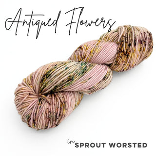 Antiqued Flowers (b) | Sprout Worsted