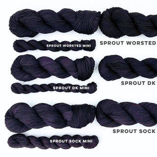 Aubergine | Sprout Worsted Mini