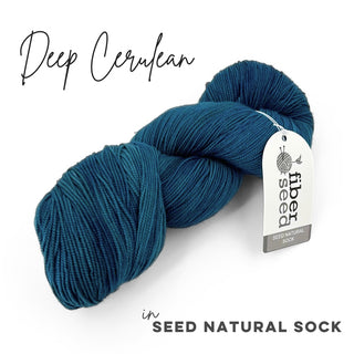 Deep Cerulean | Seed Natural Sock