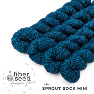 Deep Cerulean | Sprout Sock Mini