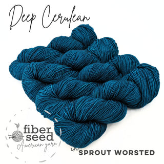 Deep Cerulean | Sprout Worsted