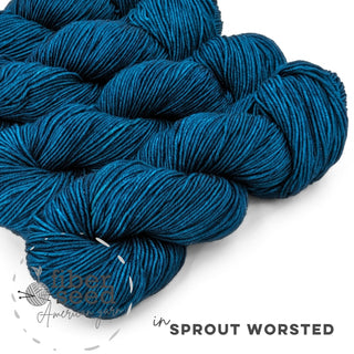 Deep Cerulean | Sprout Worsted