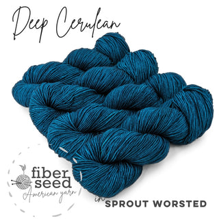 Deep Cerulean | Sprout Worsted