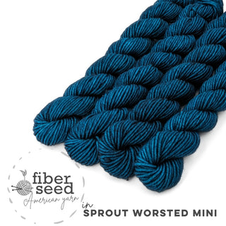 Deep Cerulean | Sprout Worsted Mini