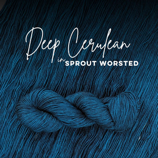 Deep Cerulean | Sprout Worsted
