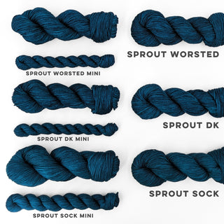 Deep Cerulean | Sprout Worsted