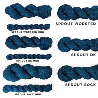 Deep Cerulean | Sprout Sock Mini