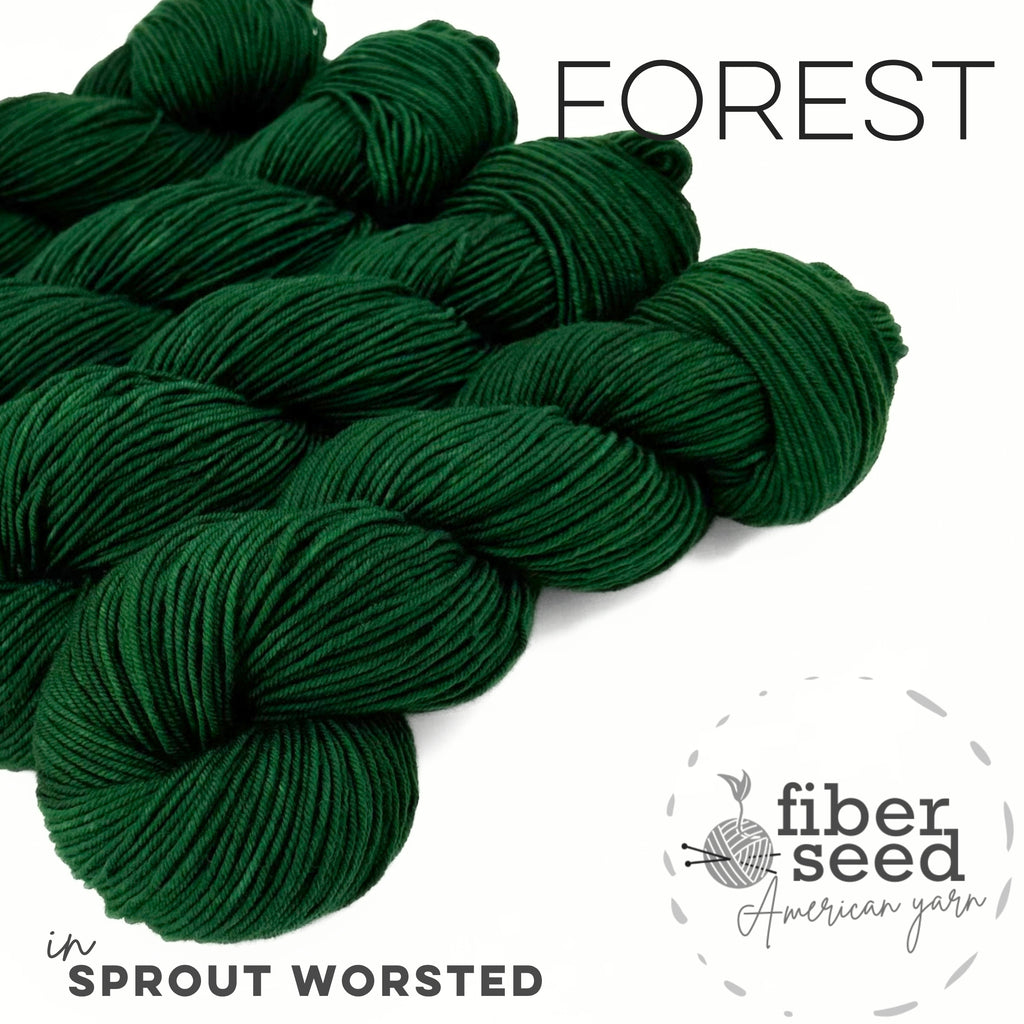 Forest | Sprout Worsted – Fiber Seed Yarn Co.