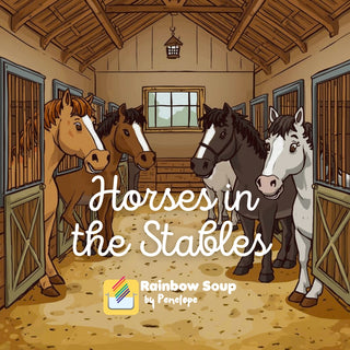 Horses in the Stables | Sprout Worsted