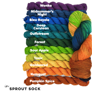 Peri the Peacock  | Sprout Sock