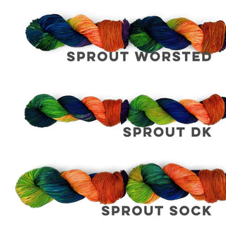 Peri the Peacock  | Sprout Sock