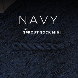 Navy | Sprout Sock Mini