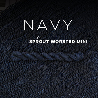 Navy | Sprout Worsted Mini