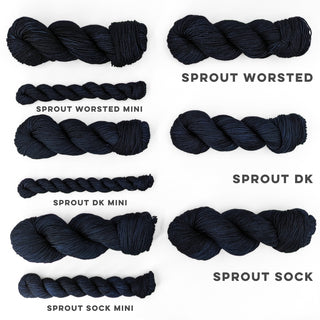 Navy | Sprout Sock Mini