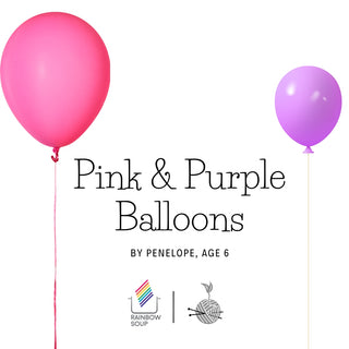 Pink & Purple Balloons | Sprout Worsted