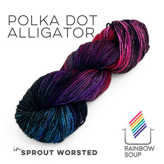 Polka Dot Alligator | Sprout Worsted