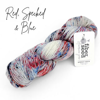 Red, Specked, & Blue | Sprout Sock