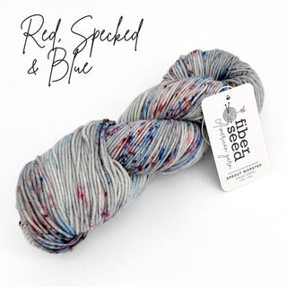 Red, Specked & Blue | Sprout Worsted