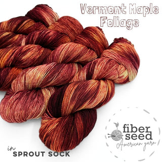 Vermont Maple Foliage | Sprout Sock