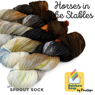 Horses in the Stables | Sprout Sock