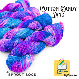 Cotton Candy Land | Sprout Sock
