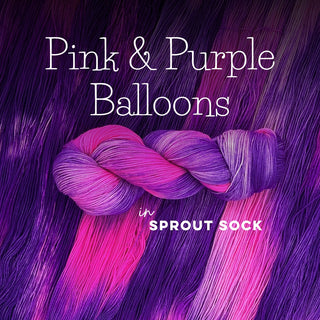 Pink & Purple Balloons | Sprout Sock