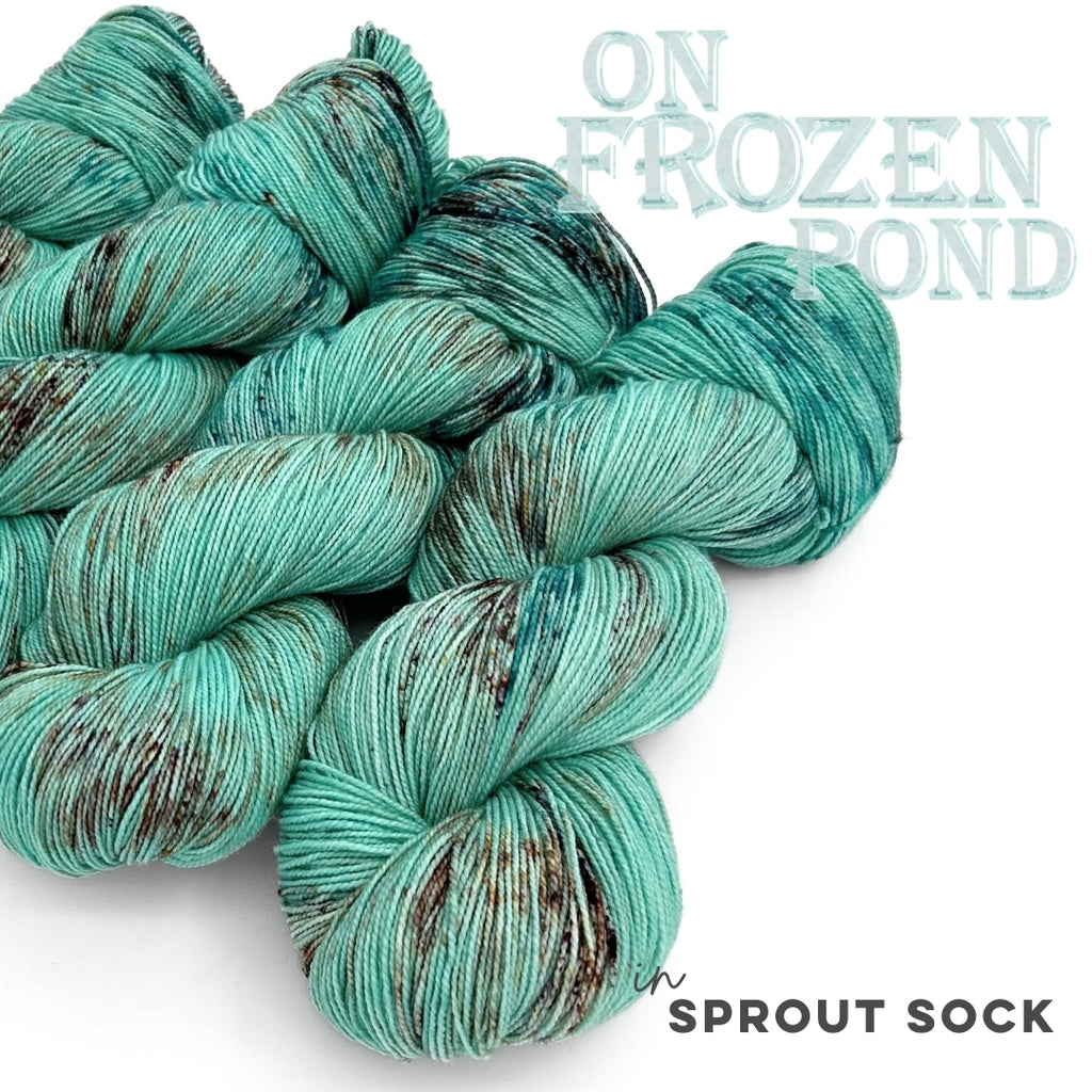 On Frozen Pond | Sprout Sock – Fiber Seed Yarn Co.