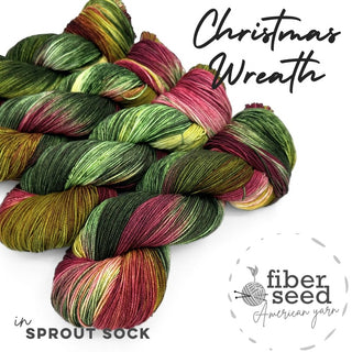 Christmas Wreath | Sprout Sock