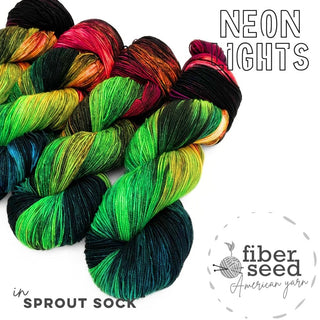 Neon Lights (k) | Sprout Sock