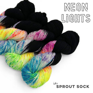 Neon Lights (h) | Sprout Sock