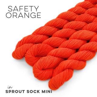 Safety Orange | Sprout Sock Mini