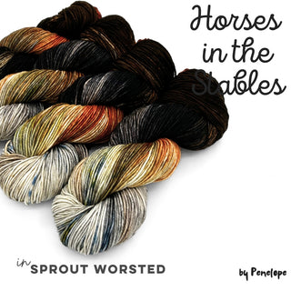 Horses in the Stables | Sprout Worsted